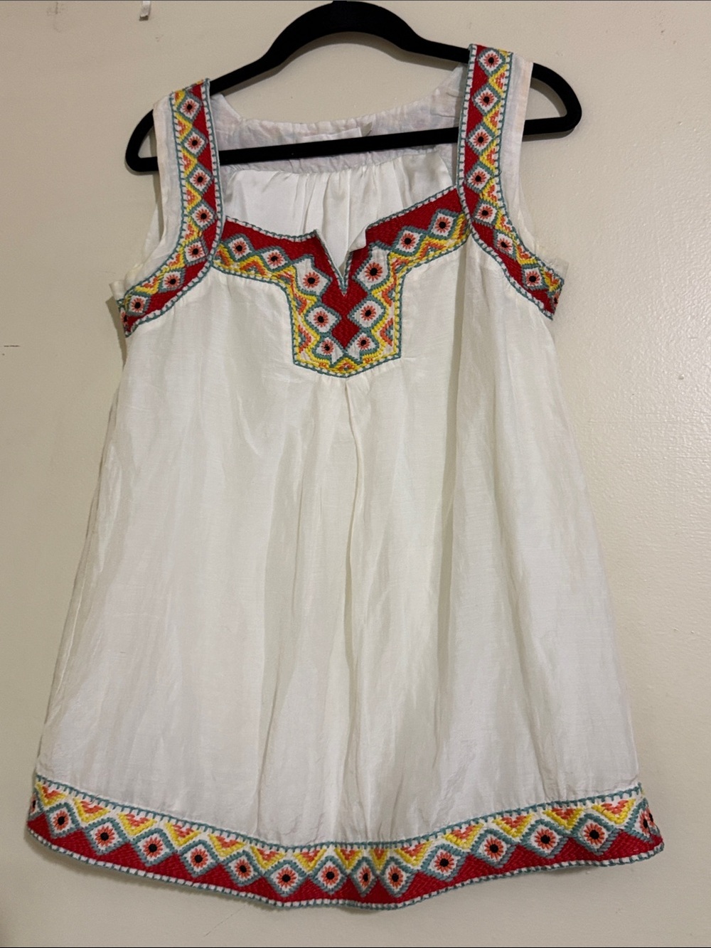 Miss me embroidery top